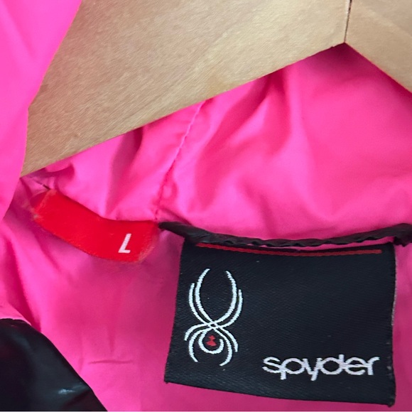SPYDER Girls size large (12) puffer jacket - longer style - Picture 8 of 8